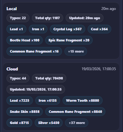 Compare local and cloud preview